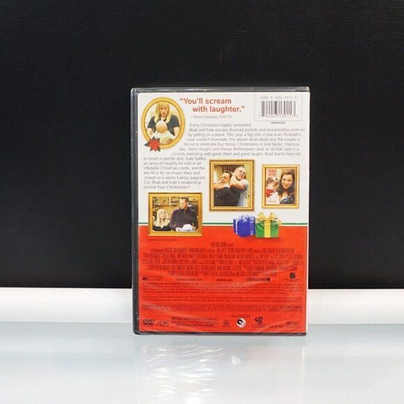 Four Christmases DVD Reese Witherspoon Vince Vaughn 2008 NEW Sealed - Picture 2 of 3
